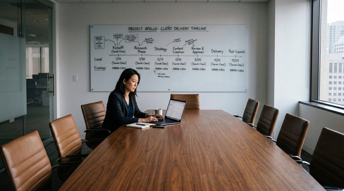 Editorial photograph: You Are Not Running an Agency — You Are Running Yourself: The Owner-Operator Reframe for Agency Founders
