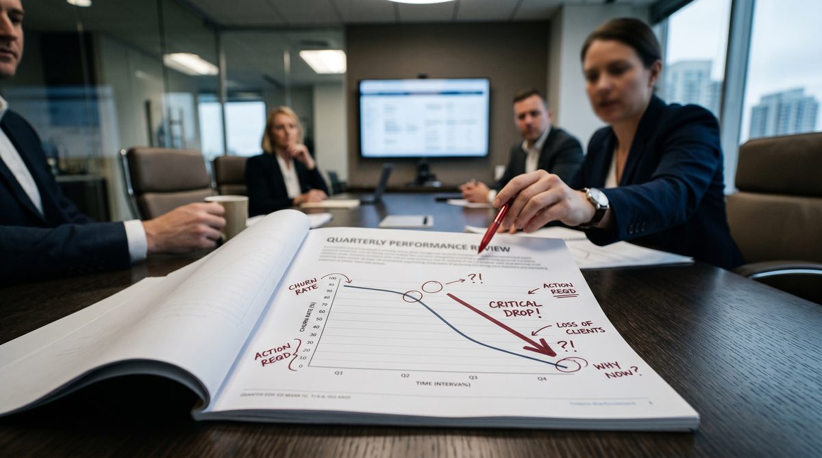 Case Study: How a $3.2M Marketing Agency Reduced Client Churn from 35% to 8%