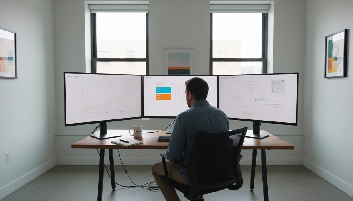 Editorial photograph illustrating: The Cold Email System That Books 30 Calls/Month for $1M–$5M Agencies